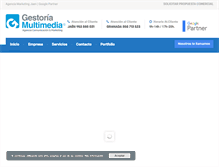 Tablet Screenshot of gestoriamultimedia.com